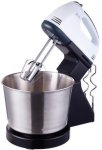 Super 7 Speed Electric Hand Stand Mixer With Stainless Bowl 220 W Hand Blender