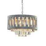 Art Deco Crystal Chandelier
