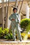 Ladies Printed Blouse & Culotte Blouse R165 Culotte R165