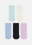 Pastel Cropped Cotton Rich Socks 5 Pack