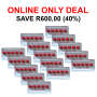 COBRA-120 Red 15 Pack 75 Tablets
