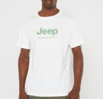 Jeep Men's - Logo Print Tee - White - 5XL
