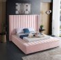 Whimsy Sleigh Bed Double -pink