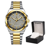 Imperial Men's Watch - Crystal Dial & Snugpods Luxury Watch Box
