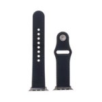 Leather Watch Strap - Apple Watch Series 4 To 6 44MM / Series Se And Se 3 44MM / Series 7 To 9 45MM Navy