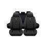 5 Universal Breathable Pu Leather Car Seat Covers With Memory Foam Headrest