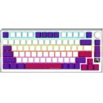 Lorgar Rally 7075W Ultra-slim Wireless White Mechanical Keyboard