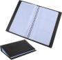 Business Card Holder Book Elegant Leather Case For Cards Stylish Organizer