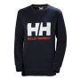 Women's Hh Logo Crew Sweatshirt - 597 Navy / M