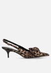 Iris Slingback Heel - Leopard