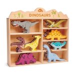 Wooden Dinosaurs And Shelf