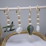 Baby Gym Themed Dangles Green And Grey Airplane Balloon And Cloud
