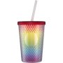 Clicks Rainbow Cup With Straw 330ML