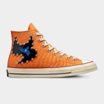 Converse Men's Come Tees Chuck 70 Hi Orange black Sneaker