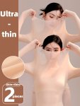 2PCS Seamless Thermal Underwear Soft & Comfortable Long Sleeve Slim Fit Base Top Women's Lingerie & Sleepwear