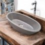 Calypso Charcoal Bespoke Concrete Basin/sink 56X29.5X15CM