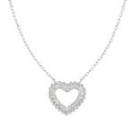 Lovecloud Necklace Heart With Cubic Zirconia