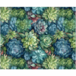 Printed Runner Succulents 2