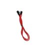 BitFenix.com Bitfenix Alchemy Multisleeved 3 Pin Fan Extension Cable 30CM Red