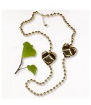 Goldair Gold Ball Heart Necklace - Gold Free