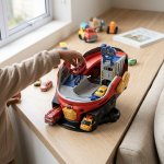 Creative Garage Fire Rescue Car Track