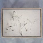 Alabaster Forest 8 Art Print - A2 Framed Canvas With Natural Wood Frame