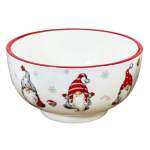 Bowl Small Gnome 14X7CM - Red