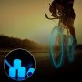 Glow-In-The-Dark Tire Valve Caps - Fit For Cars Suvs Bikes Trucks & Motorcycles 2/4pcs