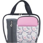 Clicks Floral Toiletry Bag Navy 4 Piece