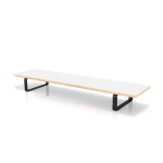Table Shelf Ergonomic Dual Monitor Riser Or Laptop Stand - Matt White