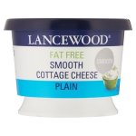 Lancewood Fat Free Smooth Plain Cottage Cheese 250G