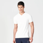 Men's Core V-neck Aerotech Tee - Pearl White X Large Male