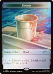 Blood Token Rainbow Foil Secret Lair Drop Series - Damaged Foil