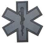 Medium Iron On Reflective Star Of Life