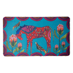 - Kitchen Mat Red Horse Girl