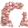 Soft Rose Gold Party Balloon Garland Kit