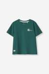 GIRLS Branded Tee - 10 Emerald