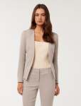 Alyssa Fitted Blazer - 16 Soft Clay Suit