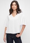 Edit V-neck Wide Sleeve Shell - White