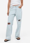 Curvy Fit Wide Regular Jeans - Pale Denim Blue
