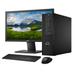 Dell Precision Tower 3420 Sff Desktop Combo – Intel Core I5-6500 6TH Gen 8GB DDR4 RAM 256GB M.2 Nvme SSD Windows 10 Pro 19"