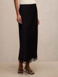 Enola Lace Maxi Skirt - 16 Black