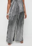 Co-ord Pleated Wide Leg - SILVER1