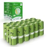 Certified Compostable Dog Poop BAGS-270BAGS 18ROLLS Poop Bags For Dogs Made Of Cornstarch - Astm D6400 By Usa Leakproof Easy Ope