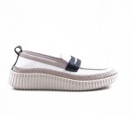 Mocking White navy - White navy 42 Leather