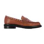 Stud Slip-on Loafers -cuoio