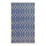 Rhombus 160X230CM Blue&white Carpet
