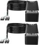 2PCS Power Button Extension Cord Desktop Computer Cable For Motherboard