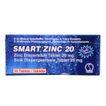 Smart Zinc Tabs 20MG - 30