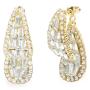 Goldair Gold Diamante Raindrop Earrings